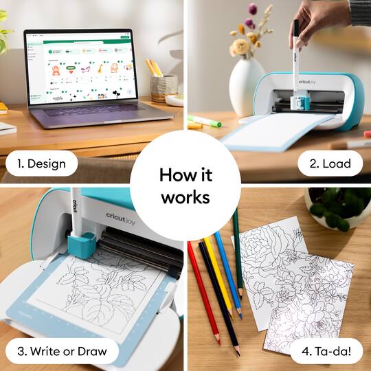 Cricut® 1.0mm Gold, Silver & Copper Permanent Metallic Marker Set + Adapter